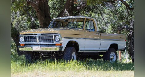 Un moteur de Mustang pour ce Ford F-100 Ranger 1970