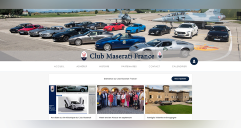 Nouveau site Club Maserati France