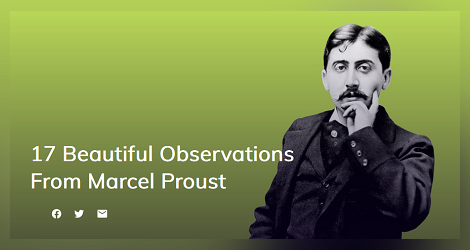 The most beautiful Proust quotes