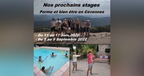 Stage Marche Nordique et bien être en Cévennes