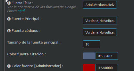 Añadir fuentes Google a nuestro foro