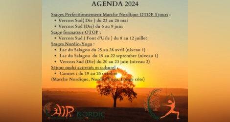 Stages de Marche Nordique OTOP - 2024