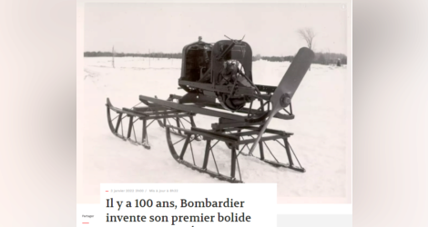  L'autoneige de Bombardier a 100 ans.