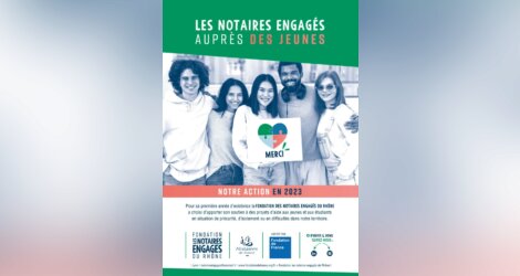 Solidarité : les notaires du Rhône s'engagent avec "un acte, un euro"