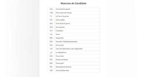 Les candidats aux élections législatives dans les 14 circonscriptions du Rhône