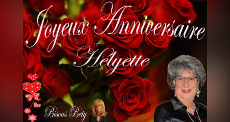 Anniversaire Hélyette